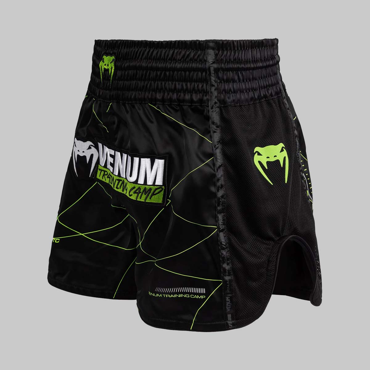 Venum Trainingslager 4.0 Muay Thai Shorts schwarz/neogrün