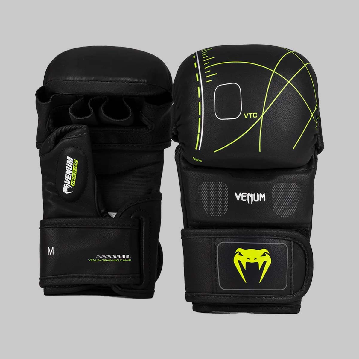 Venum Trainingslager 4.0 Sparringhandschuhe Schwarz/Neogrün