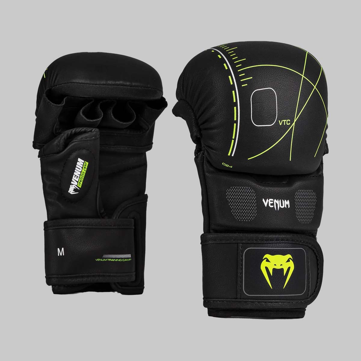 Venum Trainingslager 4.0 Sparringhandschuhe Schwarz/Neogrün
