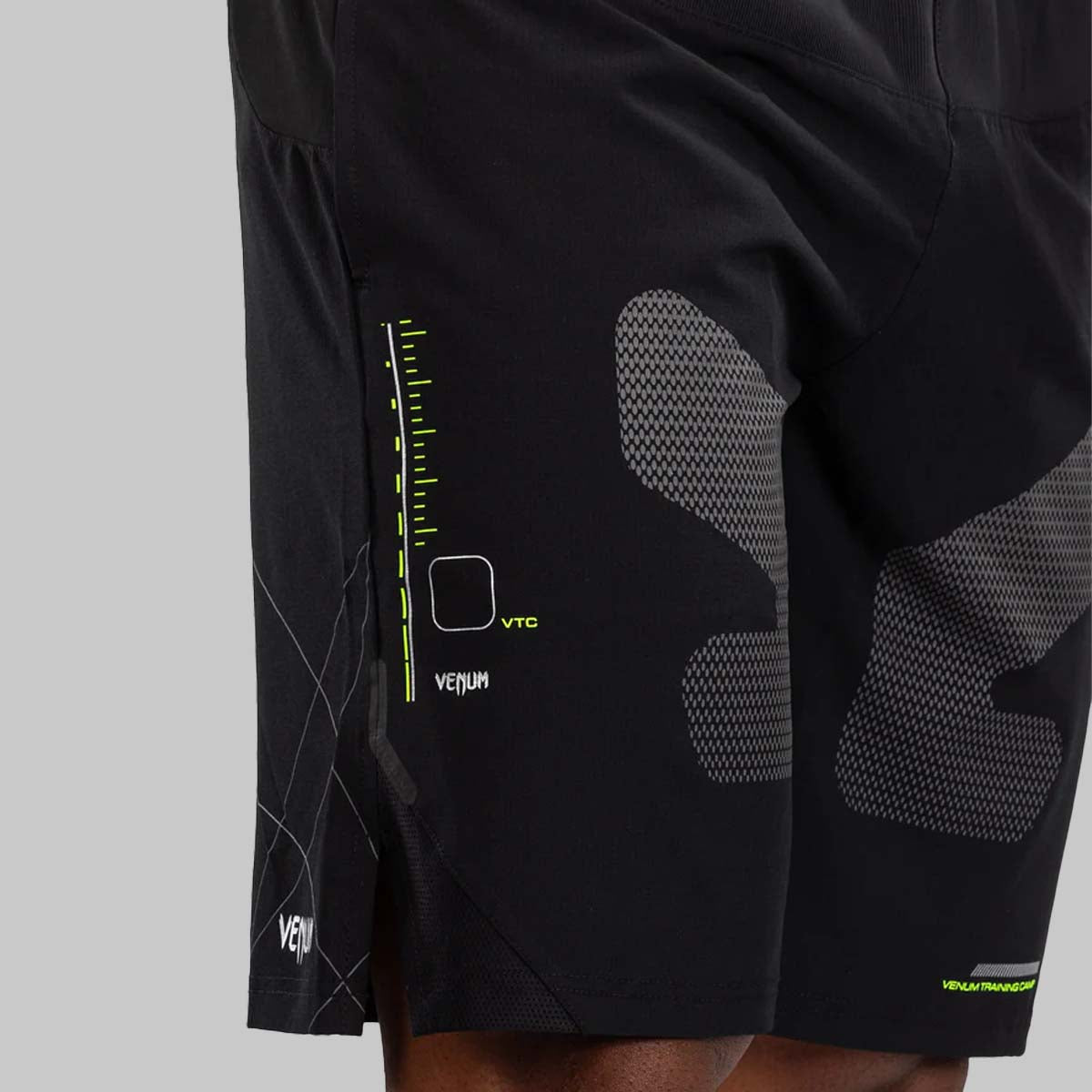 Venum Training Camp 4.0 Training Shorts Black/Neo Green