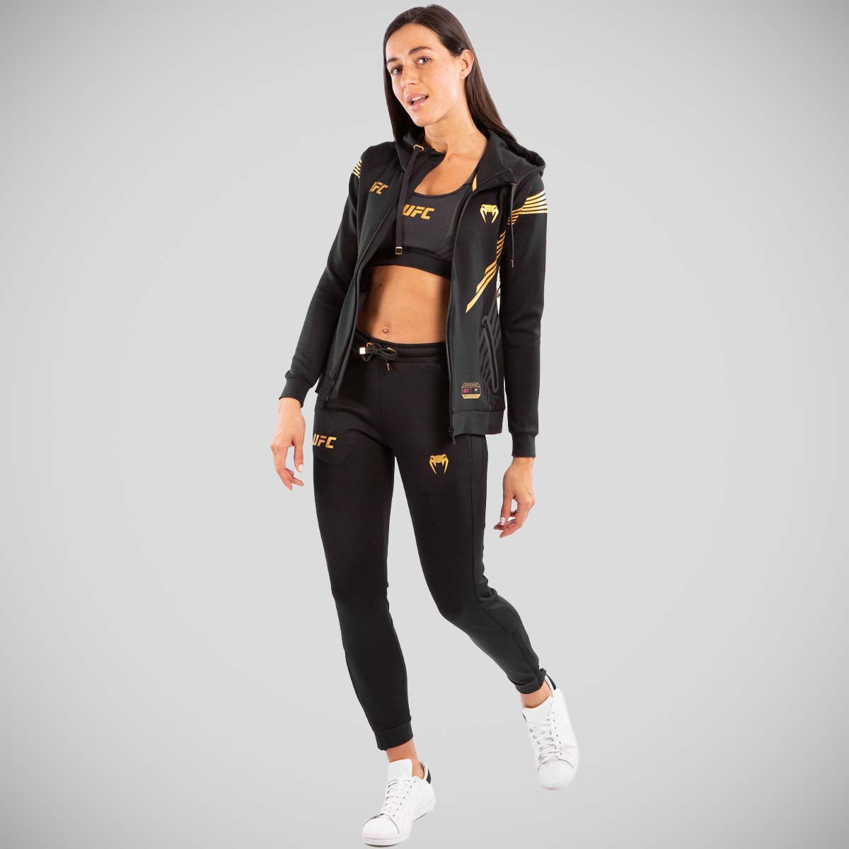 Venum UFC Authentic Fight Night Dames Walkout Joggers Black/Gold