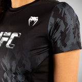 Venum UFC Authentic Fight Week Frauen trocken Tech T-Shirt Schwarz