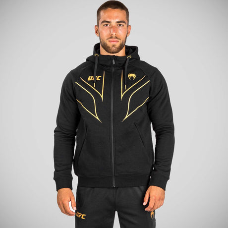 Venum UFC Fight Night 2,0 Replica Full Zip Hoodie Black/Gold