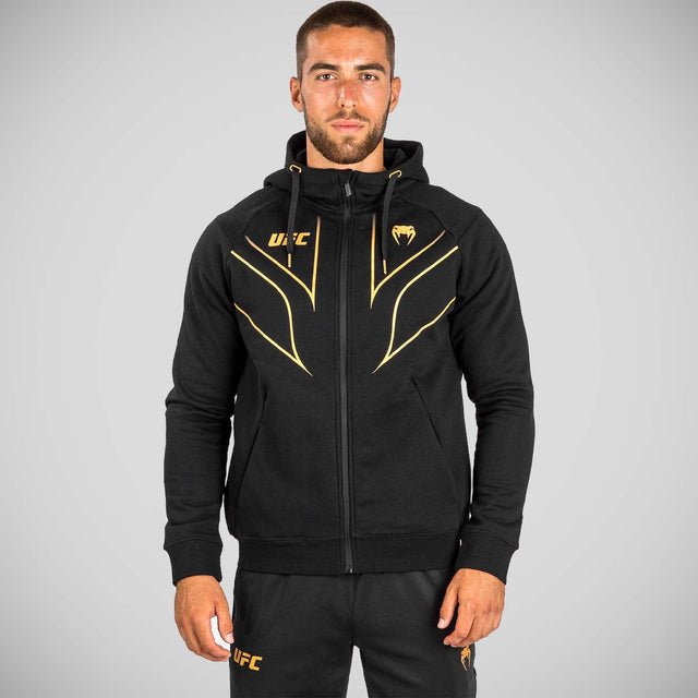 Venum UFC Fight Night 2.0 Replica Full Zip Hoodie Black/Gold