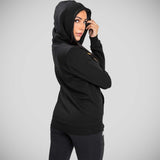 Venum UFC Fight Night 2.0 Réplica sudadera con capucha para mujeres negras/oro