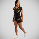 Venum UFC Replica Frauen T-Shirt Schwarz/Gold