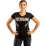 Venum Womens One FC Impact tričko Black/Khaki