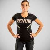 Venum Womens One FC Impact tričko Black/Khaki