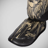 Venum Tiger Kids Shin Guards Noir / Orange