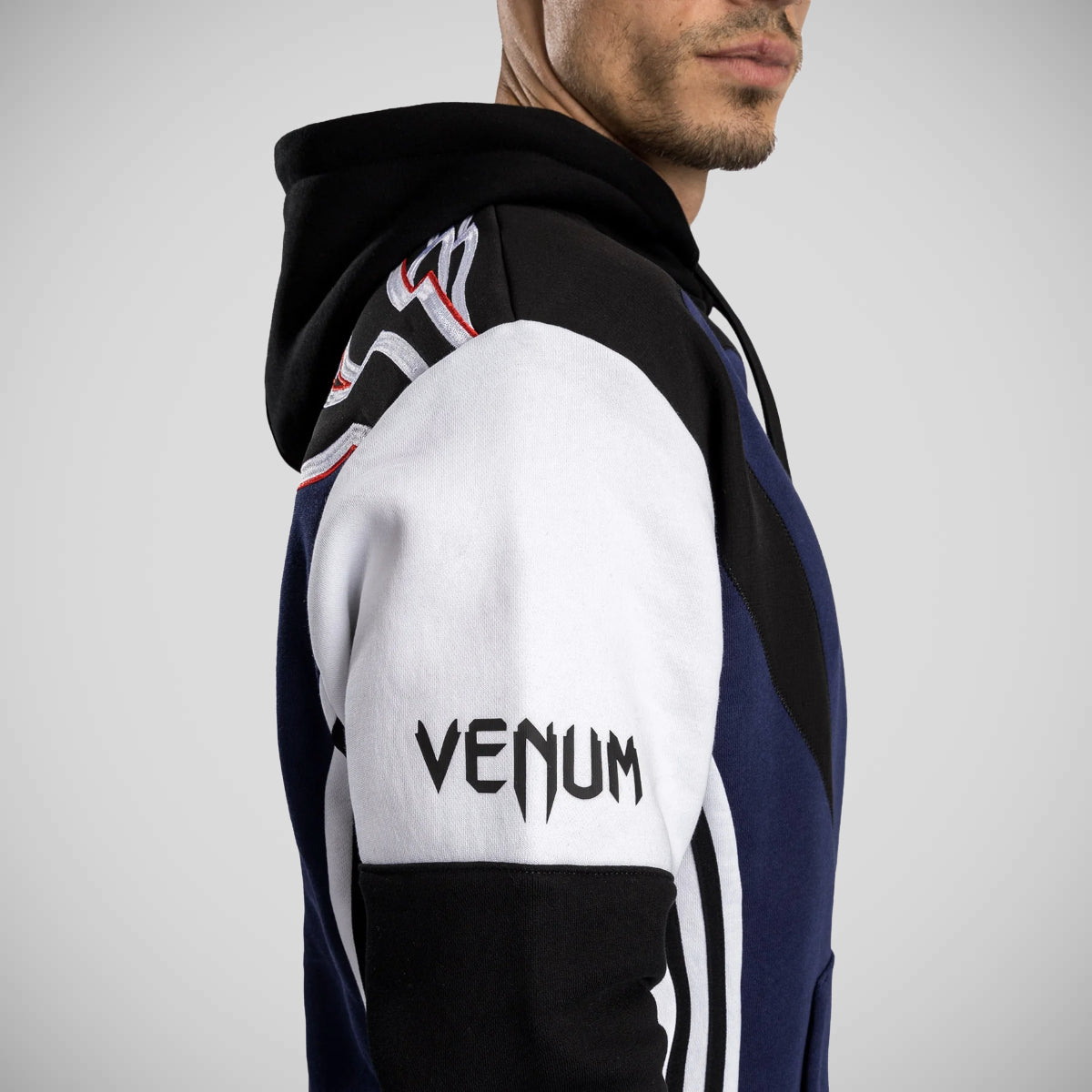 Venum X Tekken 8 Jin Kazama Hoodie Black/White from Made4Fighters