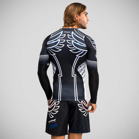 Venum X Tekken 8 Jin Kazama Rash Guard Schwarz/Weiß