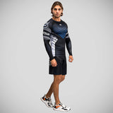 Venum x Tekken 8 Jin Kazama Rash Guard Black/White