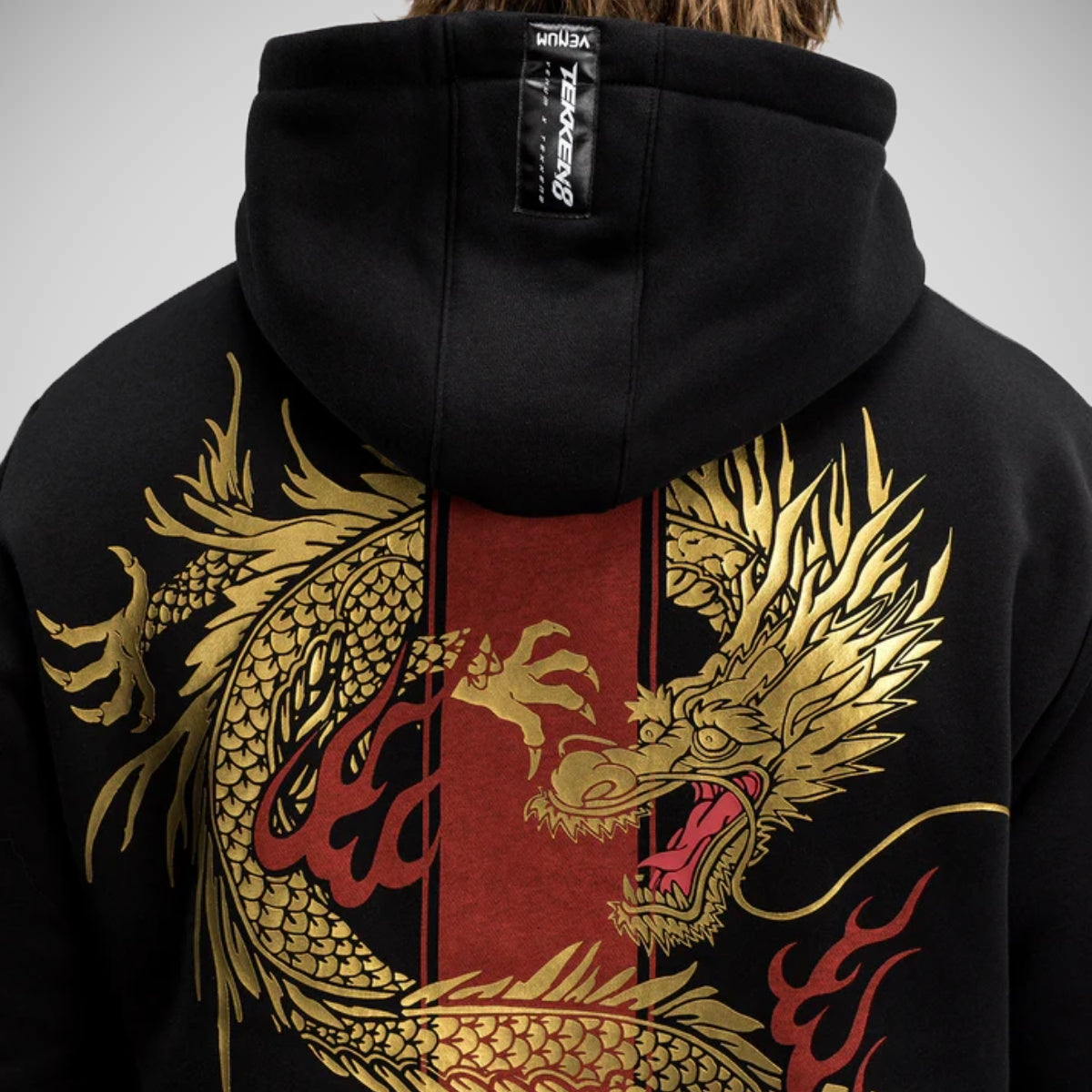 Venum X Tekken 8 Marshall Law Hoodie Schwarz/Gold