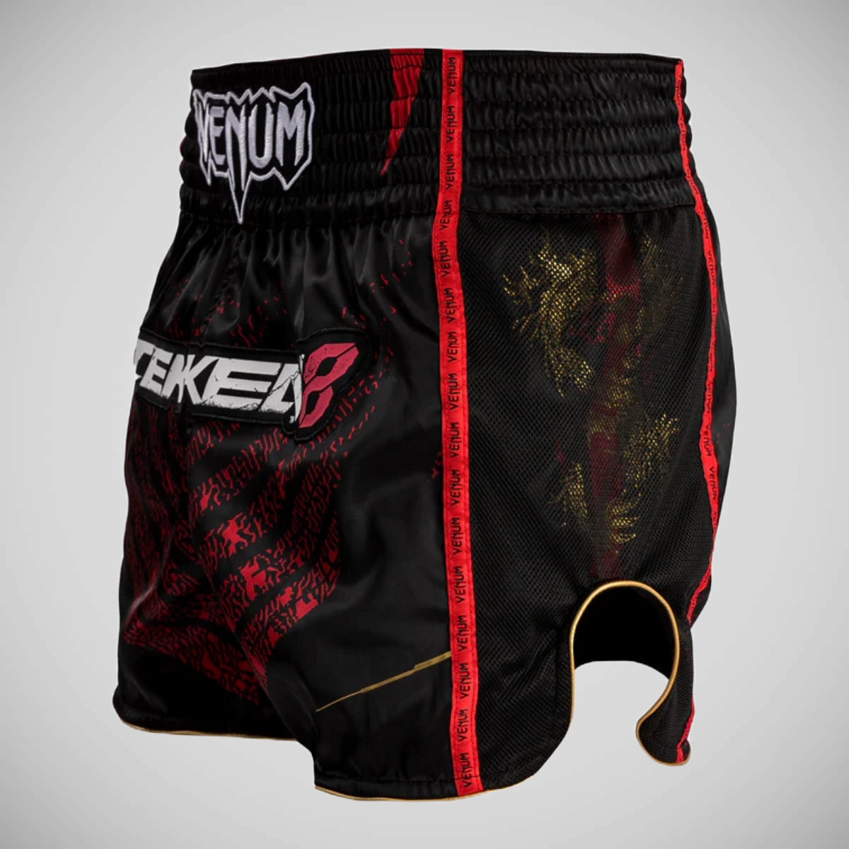 Venum x Tekken 8 Marshall Law Muay Thai Shorts Black/Gold