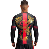 Venum x Tekken 8 Marshall Law Rash Guard Black/Gold