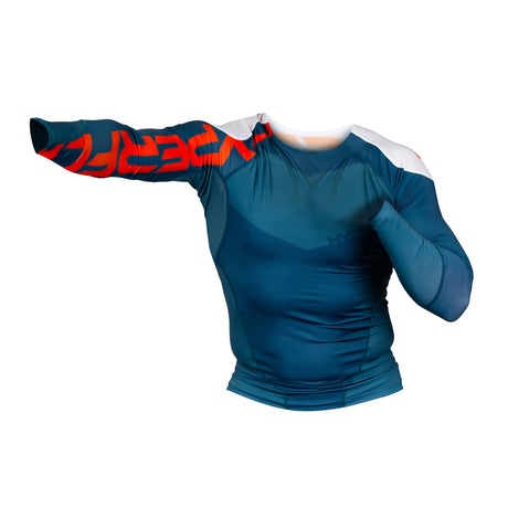 Hyperfly Supreme Edge Long Sleeve Rash Guard Verdigris