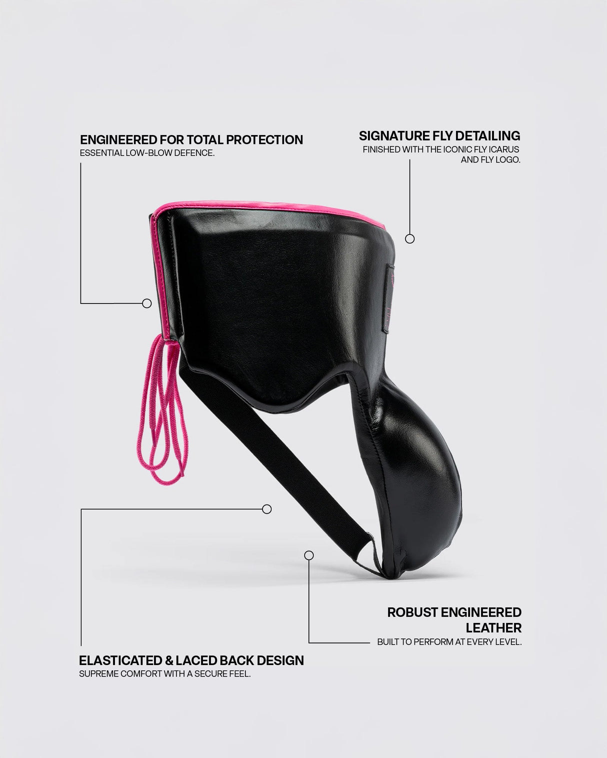 Fly Wraith X Groin Guard Black/Pink