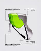 Fly Wraith X Groin Guard Silver/Neon