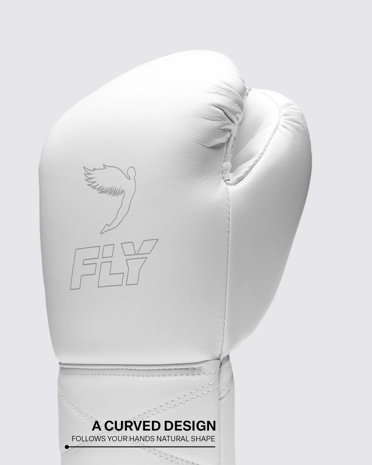 Fly Superlace Pro X 2 Boxing Gloves White