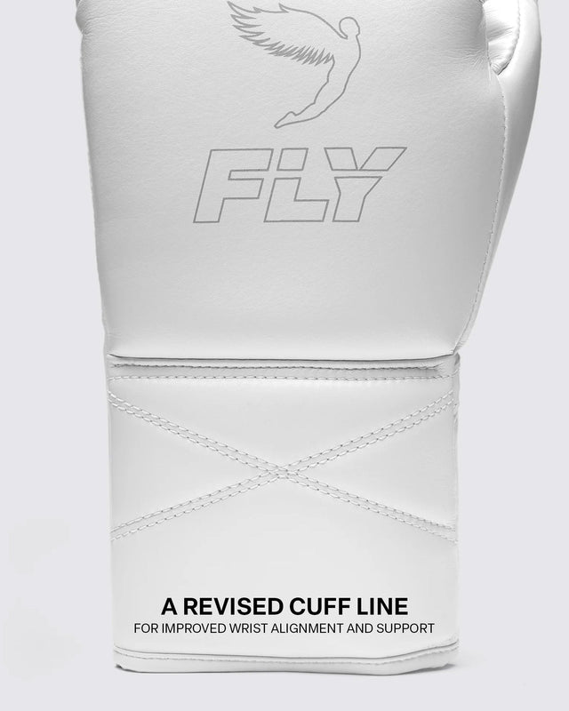 Fly Superlace Pro X 2 Boxing Gloves White