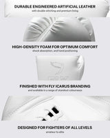 Fly Superlace Pro X 2 Boxing Gloves White