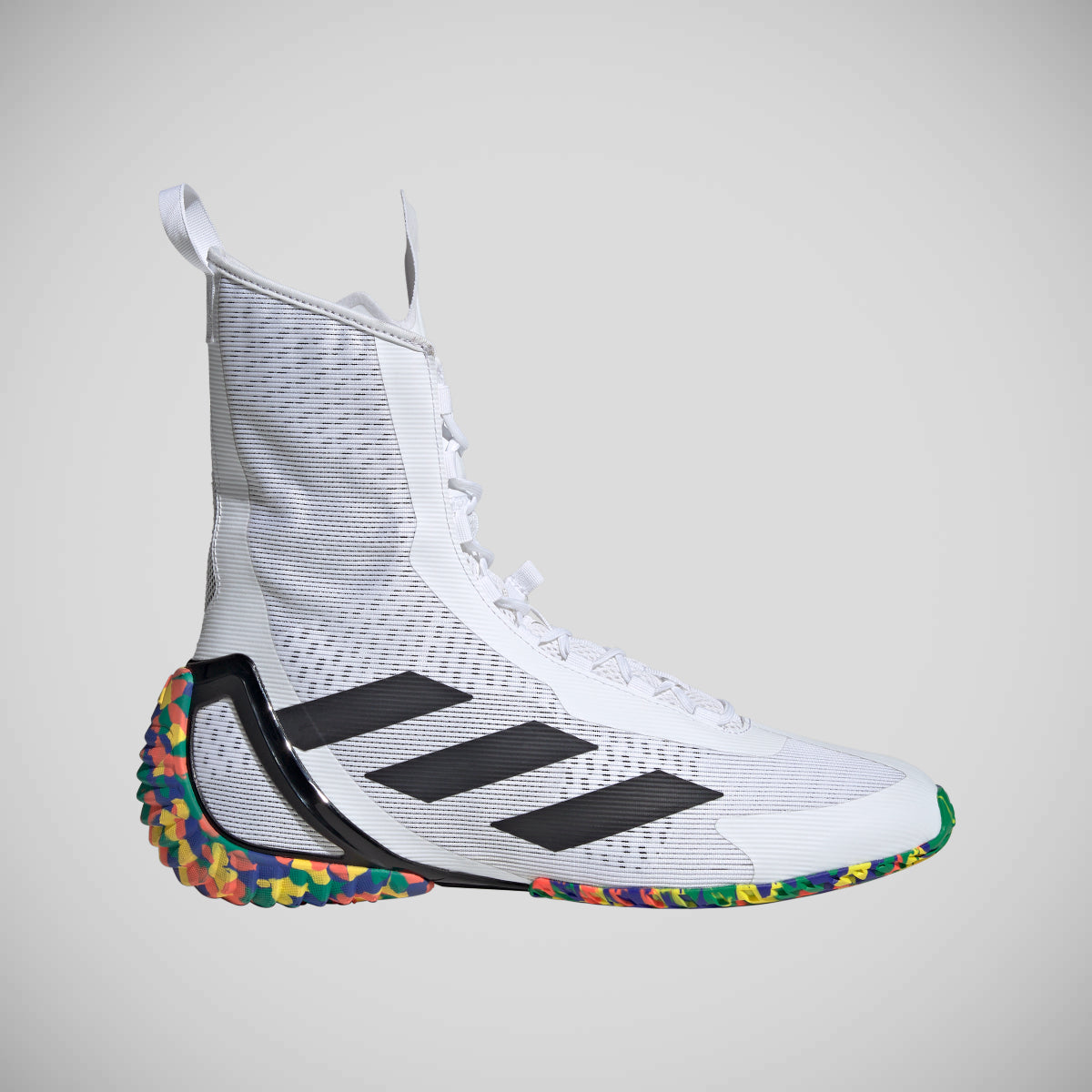 White Adidas Speedex Ultra Boxing Boots   