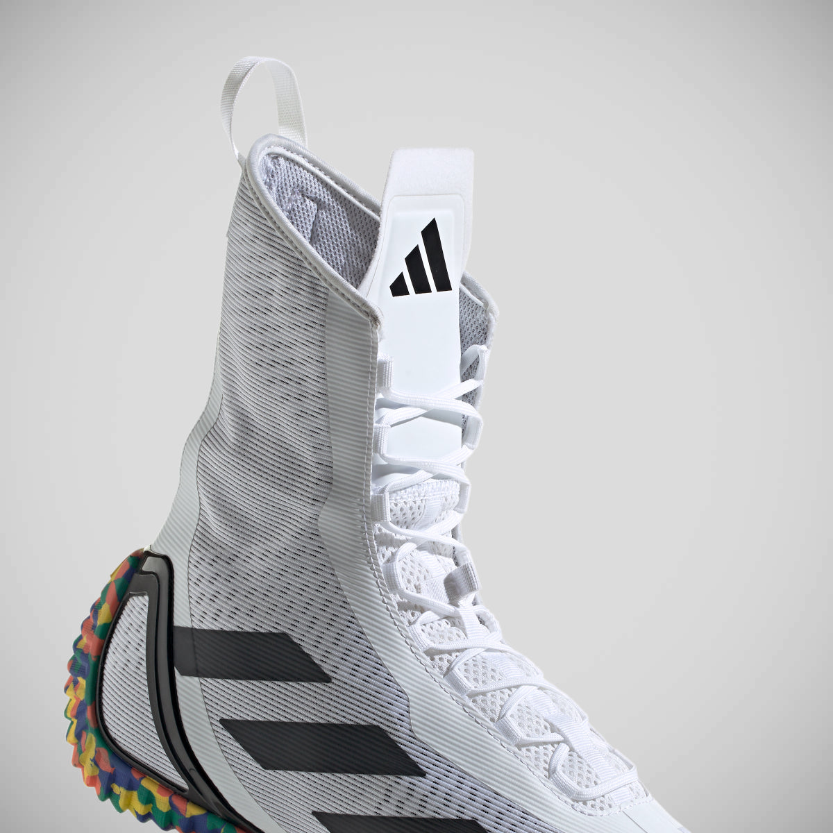 White Adidas Speedex Ultra Boxing Boots   