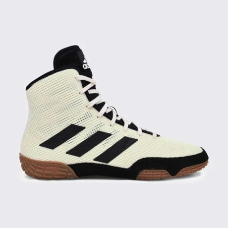 White/Black Adidas Tech Fall 2.0 Wrestling Boots   