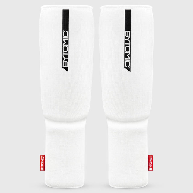 Bytomic Red Label Elasticated Shin-Instep White/Black
