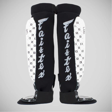 Fairtex SP6 Shin Guards White/Black
