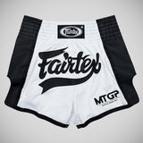 Fairtex x Mtgp Muay Thai Shorts White/Black