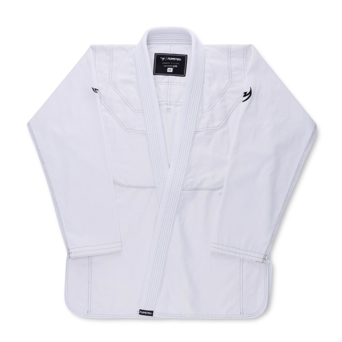 White/Black Fumetsu Ghost V-Lite BJJ Gi   