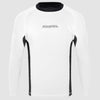 Fumetsu Icon Womens Long Sleeve Rash Guard White/Black