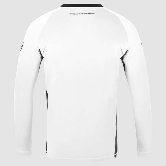 Fumetsu Icon Womens Long Sleeve Rash Guard White/Black