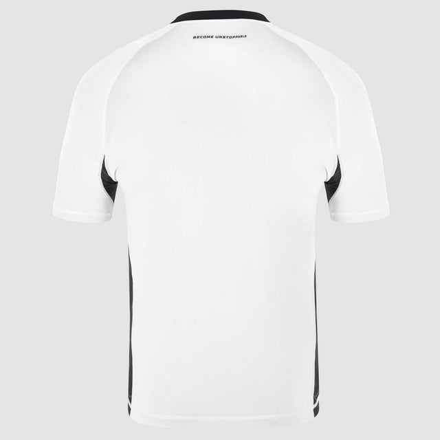Fumetsu Icon Womens Short Sleeve Rash Guard White/Black