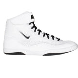 White/Black Nike Inflict 3 Wrestling Boots   