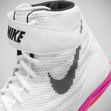 White/Black/Pink Nike Inflict SE Wrestling Boots