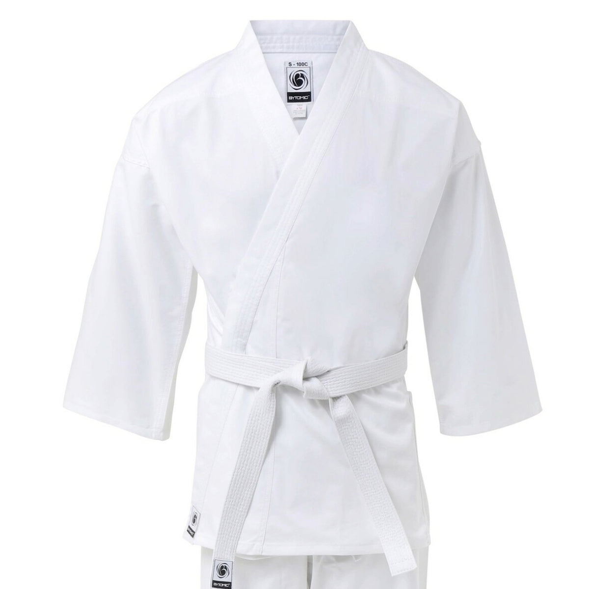 White Bytomic Kids 100% Cotton Student Karate Uniform   