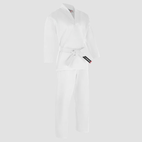 White Bytomic Red Label V-Neck Adult Martial Arts Uniform   