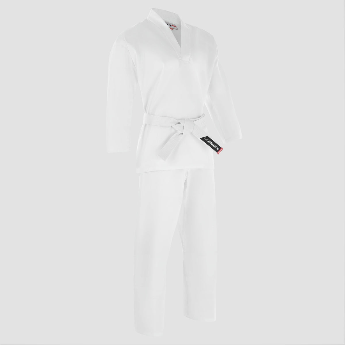 White Bytomic Red Label V-Neck Kids Martial Arts Uniform   