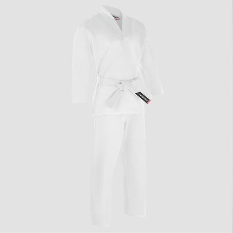 White Bytomic Red Label V-Neck Kids Martial Arts Uniform   