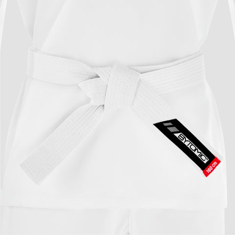 White Bytomic Red Label V-Neck Kids Martial Arts Uniform