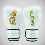 Fairtex Bgvg3 x Glory Haken und Schleifenbefestigungsboxhandschuhe weiß