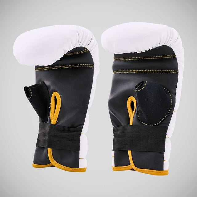 Century Partner Training Gloves and Mitts Combo White/ Gold