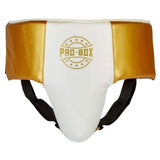 White/Gold Pro-Box Champ Spar Abdo Guard
