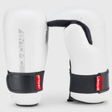 Байтомічні червоні етикетки рукавички з білими/сірими