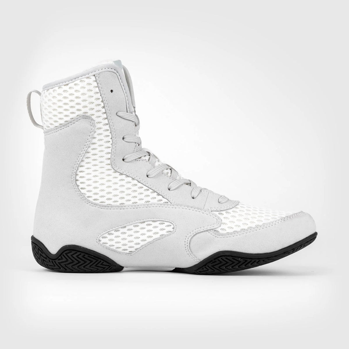 White/Grey Venum Contender Boxing Shoes   