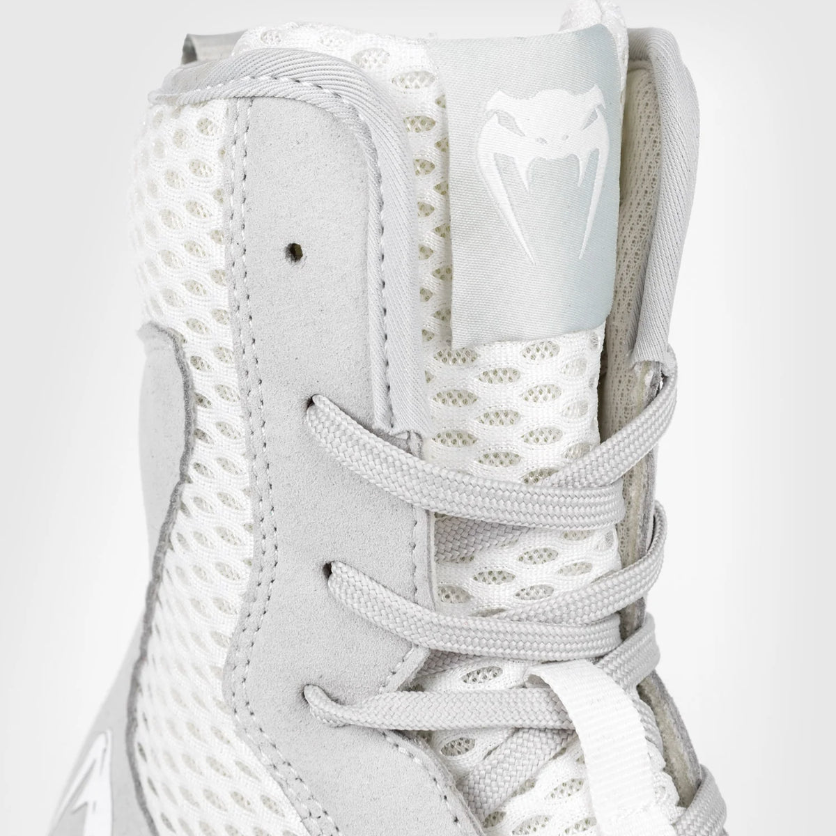 Venum Contender Boxing Shoes White/Grey from Made4Fighters