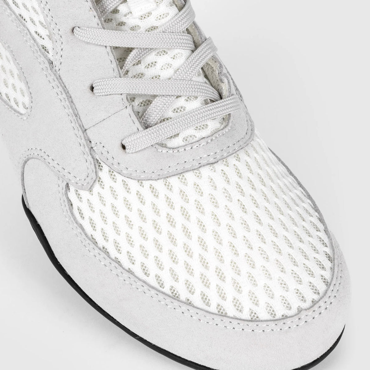 White/Grey Venum Contender Boxing Shoes   