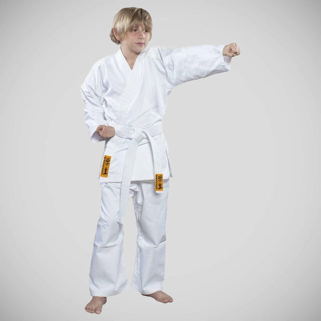 Hayashi Gakusei Karate Gi Kids White   